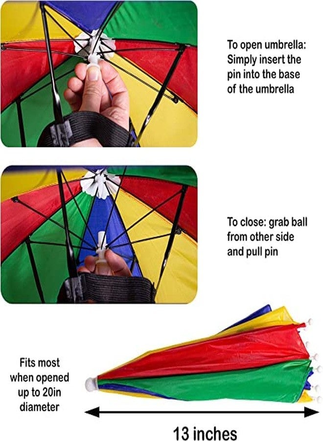 Missby Hat Umbrella for kids Girls Hands Free Hat Umbrella for Women, Men School Going Boys Hat Cap Umbrella Protect from Sun & Rain (1 pcs) - Image 5